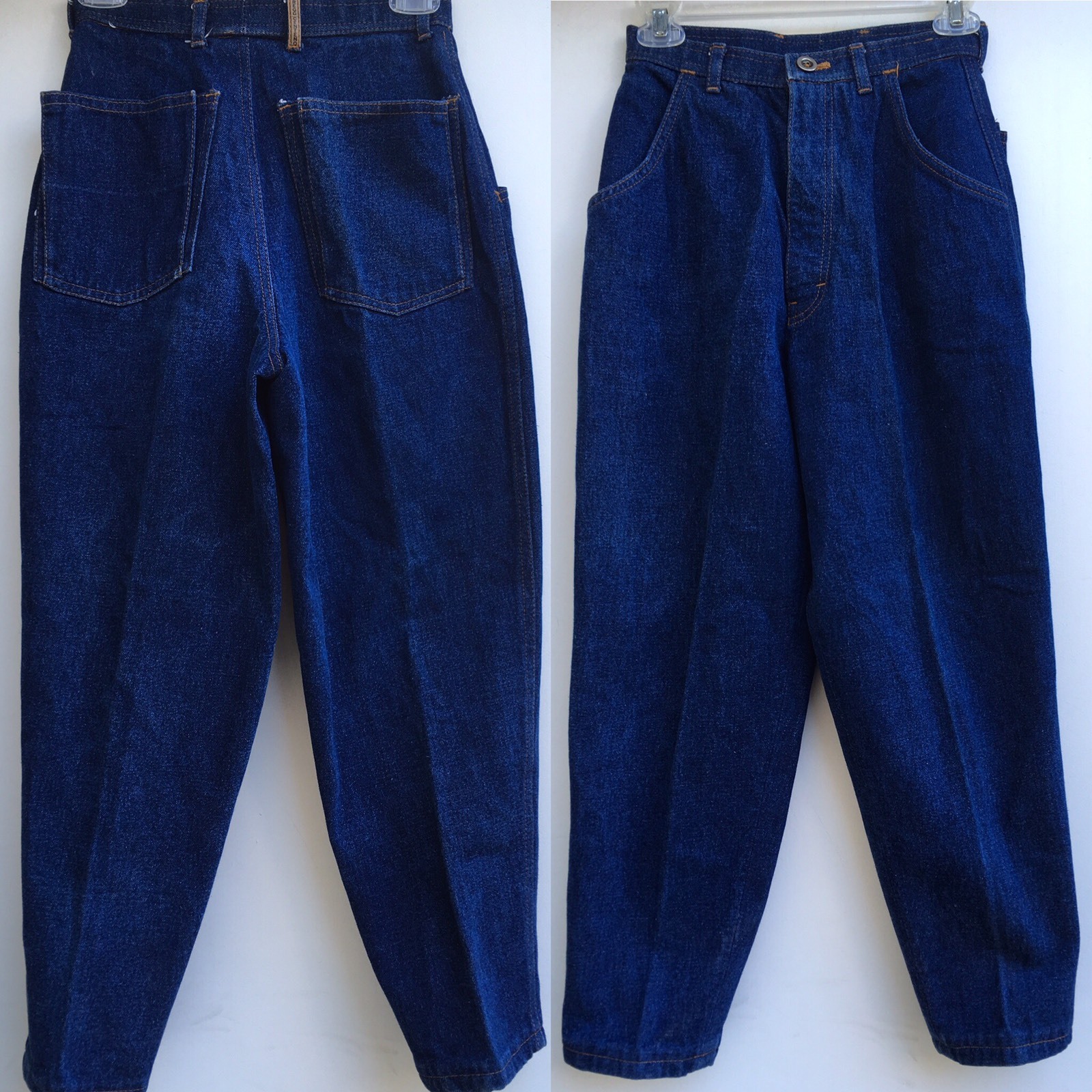Vintage 1980s GREGG CENTENO High Waist Tapered Leg Jeans 24.5 in Waist 80s 1980s