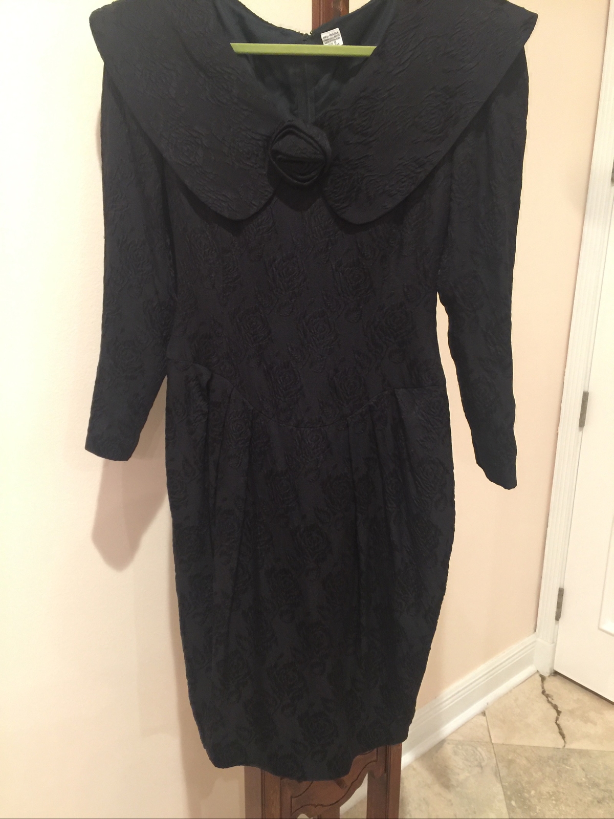 Unbranded Vintage Silk Dress Size8,made In Hong Kong