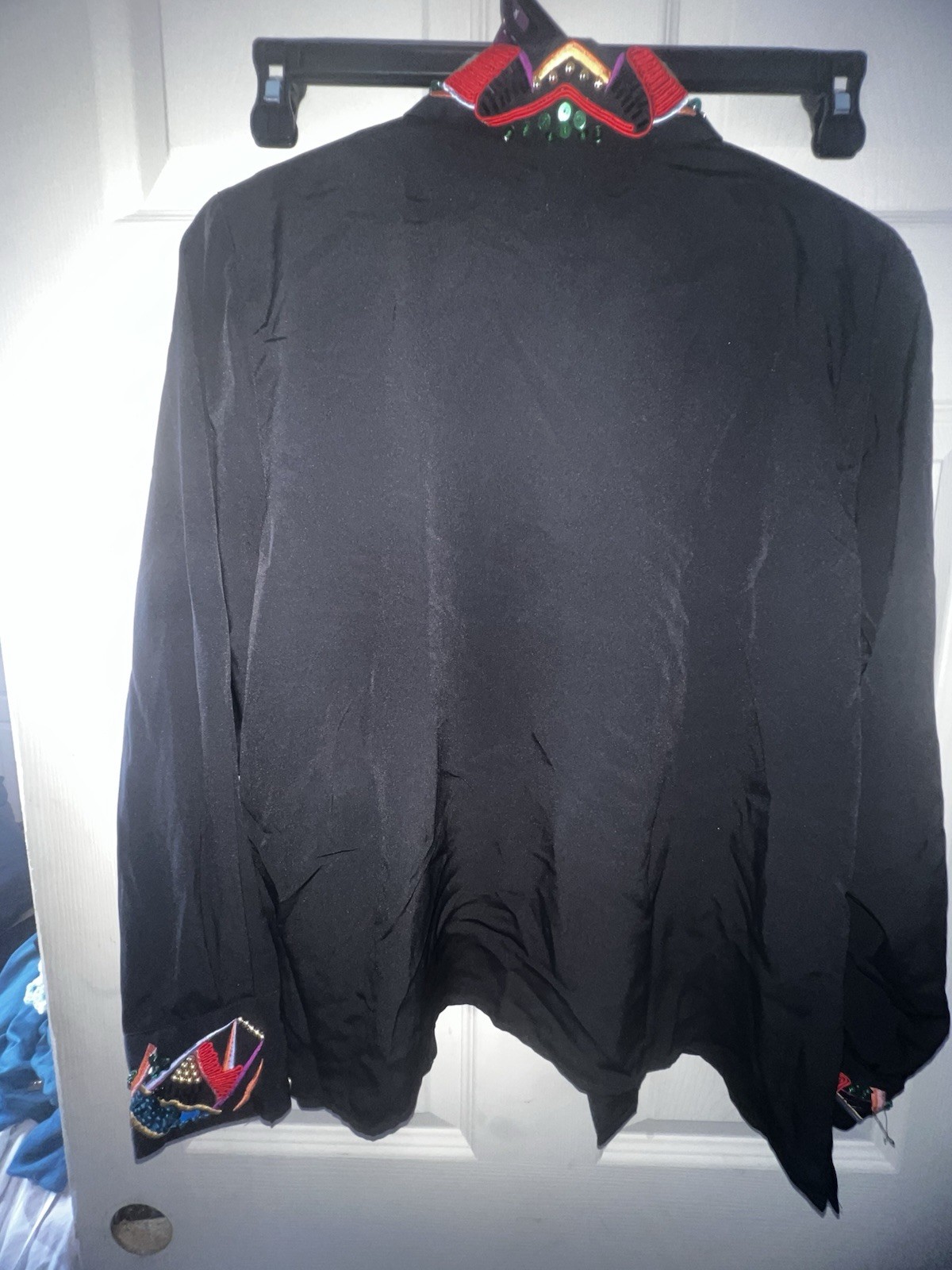 Yves St. Clair Vintage 1980s Beaded Blouse Size 12