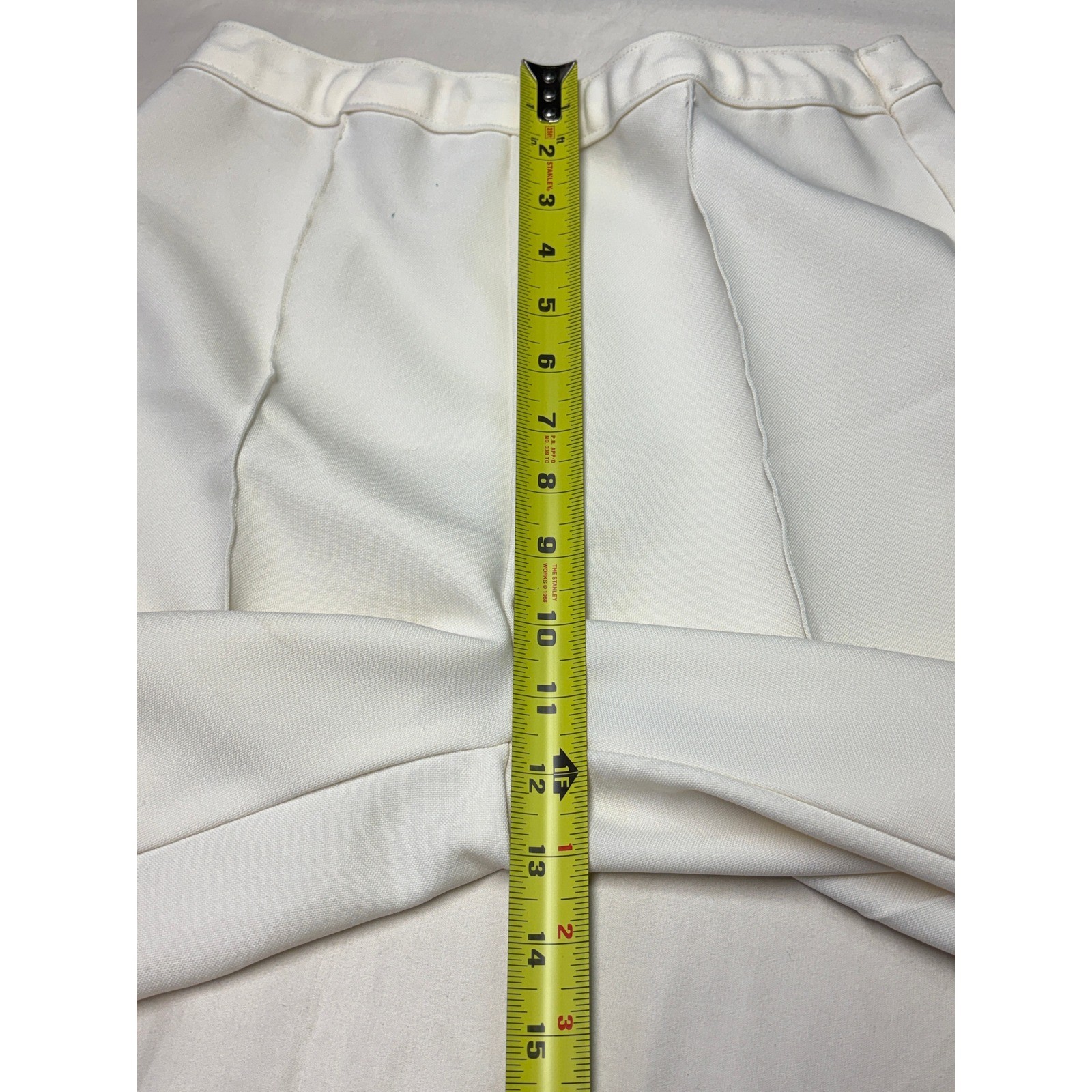 Vintage Levi Strauss Bend Over Pants Off White Cream High Rise 10 W26 L28 USA