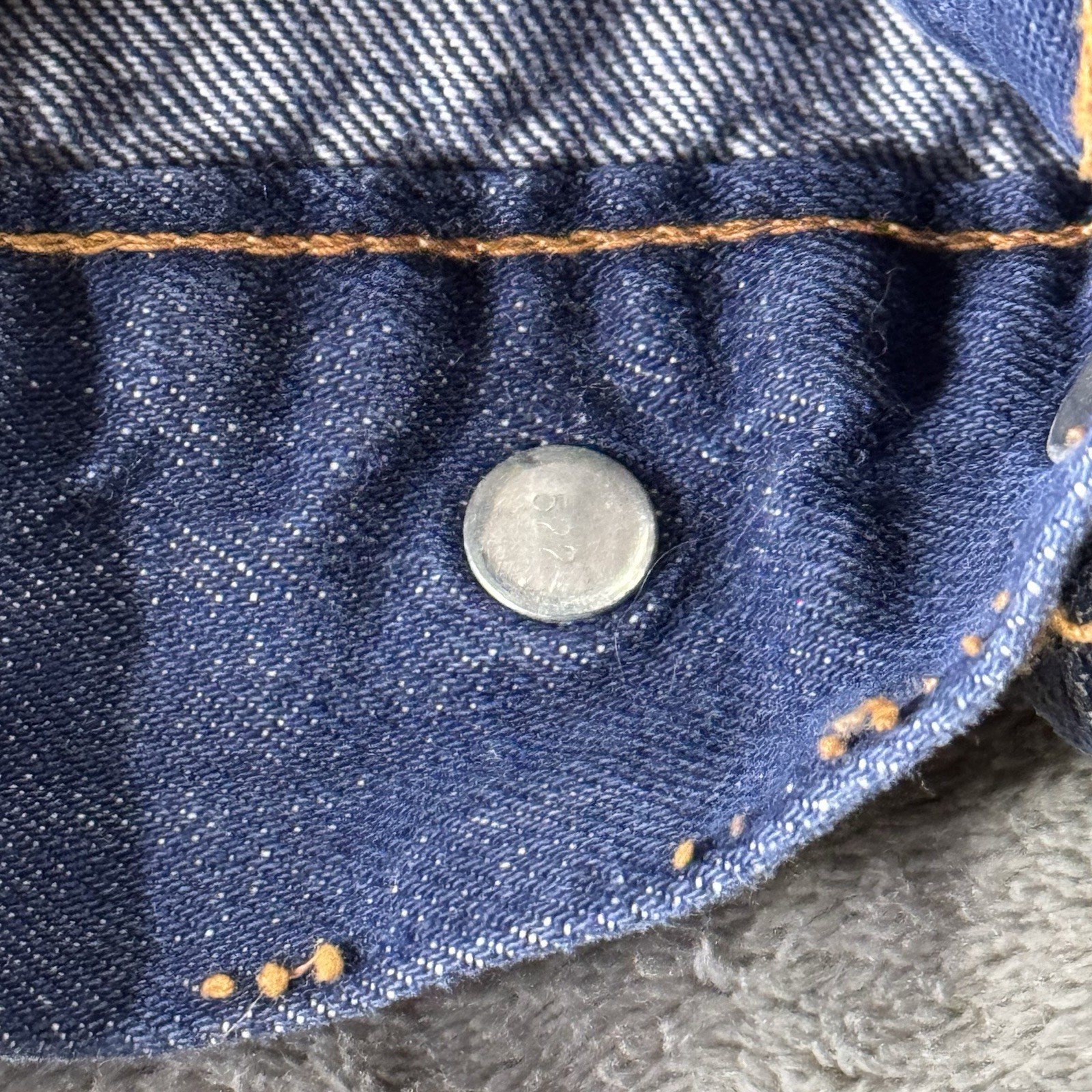 VTG 70s Levi’s for Gals Denim Jacket White Tab Two Pocket Size L Western Trim