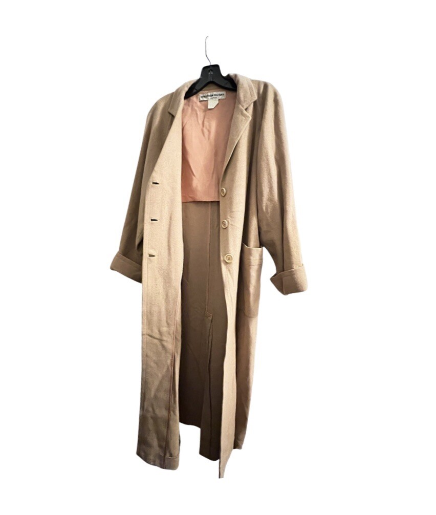 Vintage Christian Aujard Chesterfield Coat Womens Size Small Cashmere/Wool ‘70s