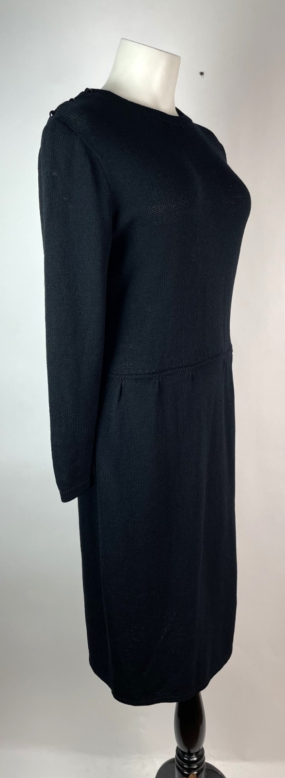 Vintage 80s St. John Santana Knit Dress Sheer Sequin Mesh Cocktail Dress 8 Mend
