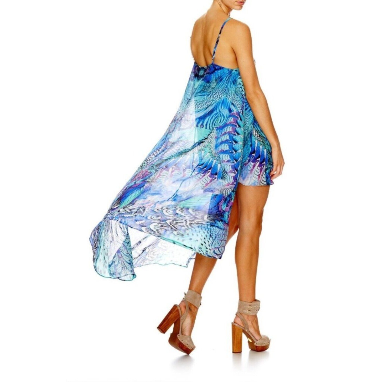 RARE! Camilla Moon Dance Mini Dress With Overlay Size XS