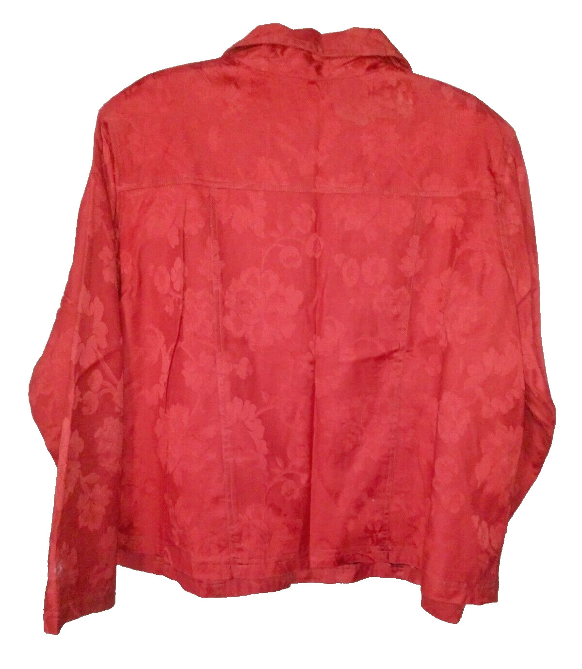 Alex Kim Embroidered Floral Print 2X Jacket