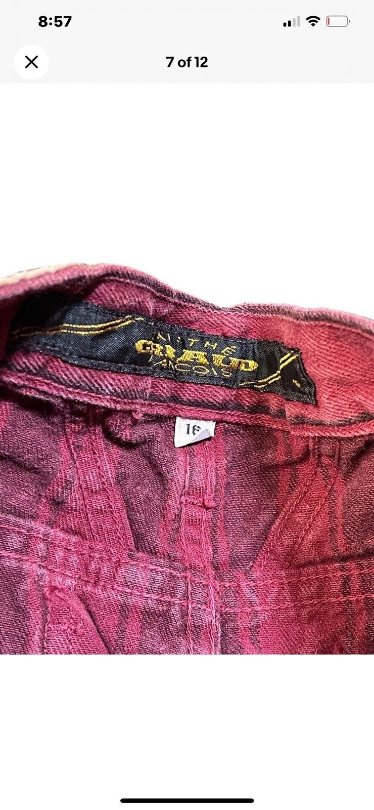 Lot of 2 Vintage RARE Marithe Francois Girbaud Striped Jeans Women’s 27”x29” USA