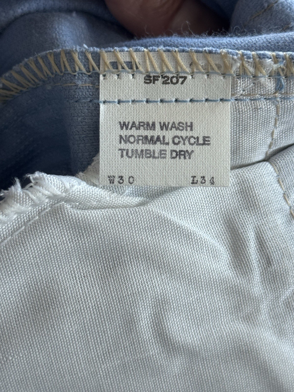 Vintage 70s 80s Levis 517 Corduroy Jeans Pants Cords Light Blue Zip USA 30 X 34