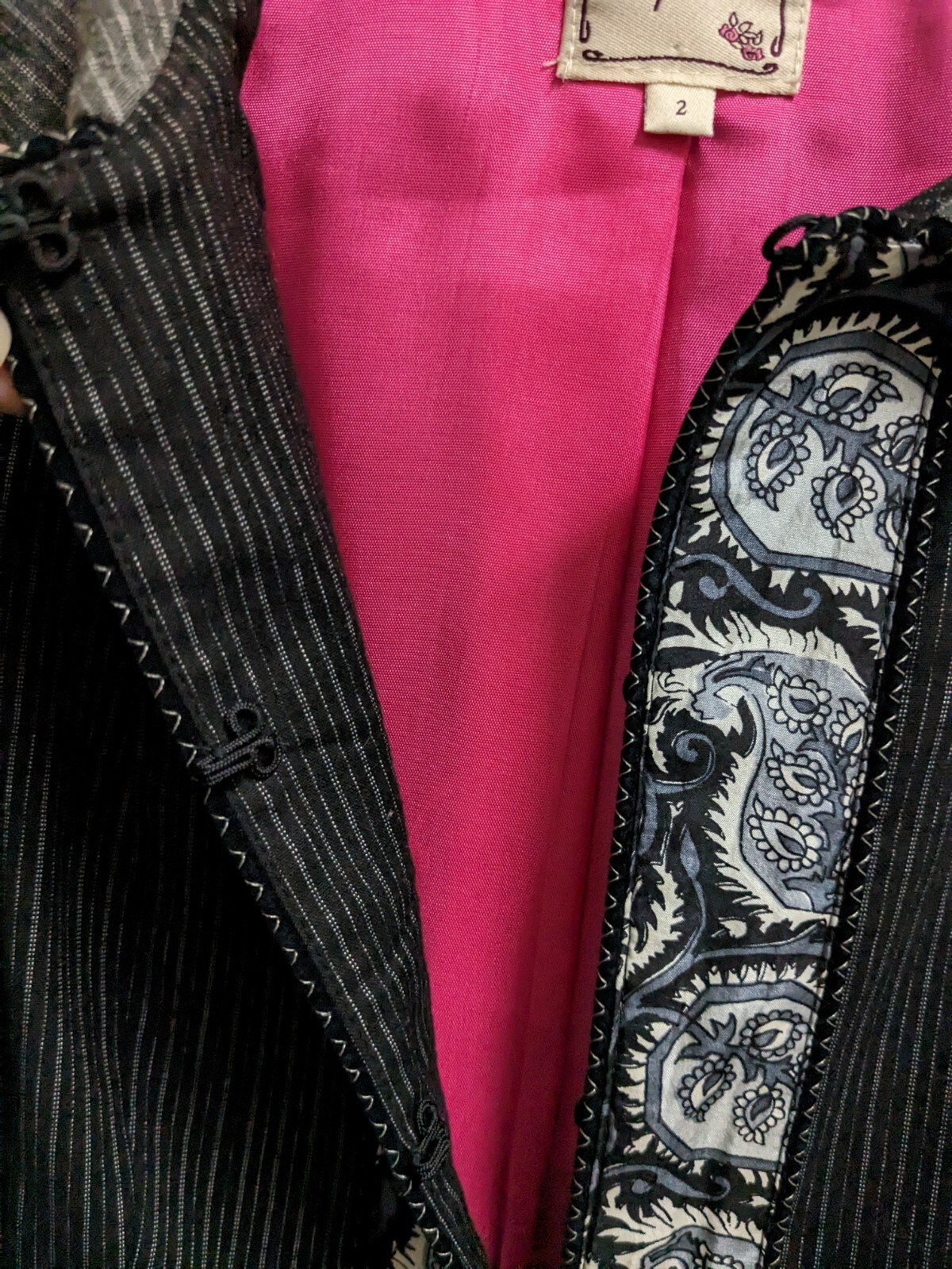 Vintage Nanette Lepore Black Blazer Jacket Size 2