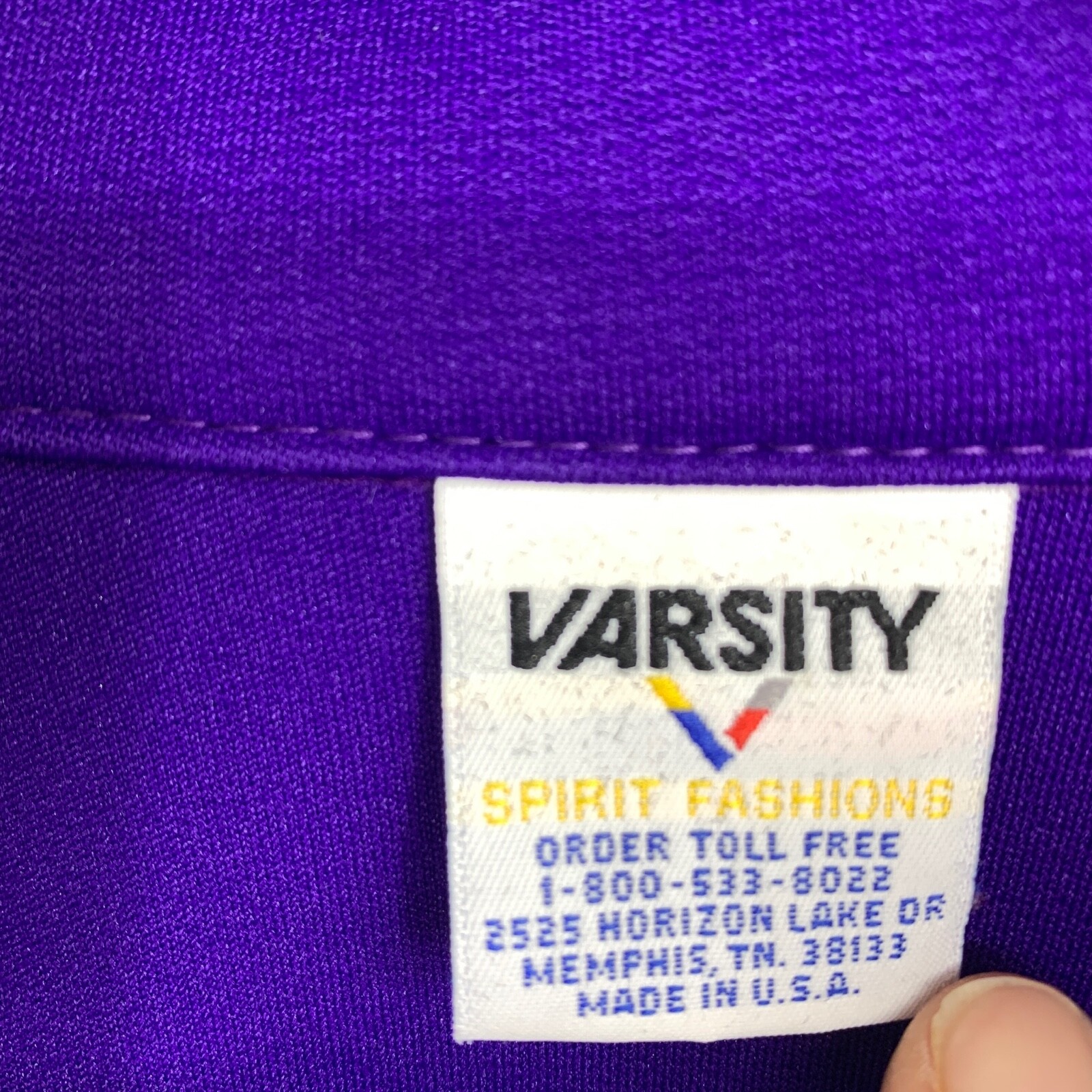 Vintage Varsity Spirit Fashions Cheer Track Suit Jacket Pants Purple Gold Y2K