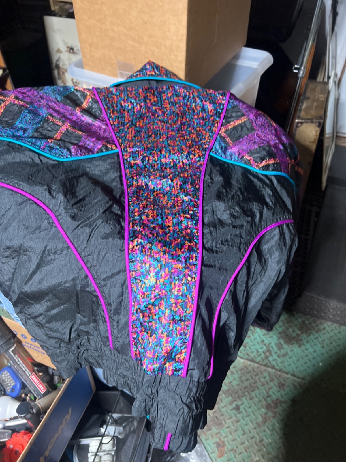 East West Vintage Track Suit Jacket Size M