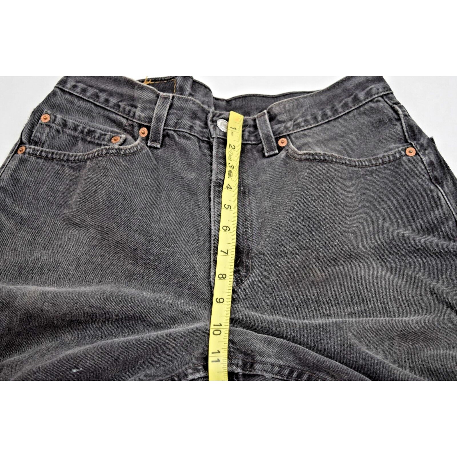 Vintage Levis 550 Jeans Black Relaxed Fit 33 x 30 Faded Black Made USA 1999