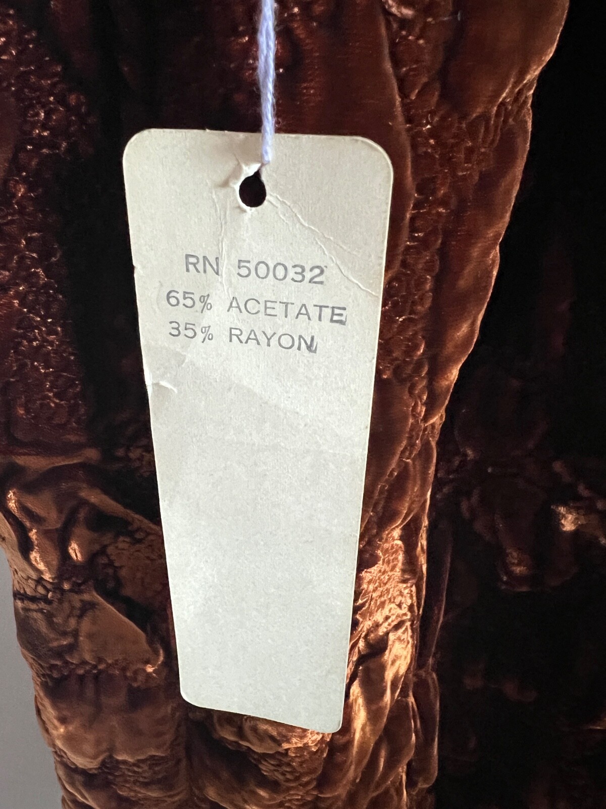 Oscar de la Renta Elegant 70s Vintage Maxi Glamour Crushed Velvet Rock Opera