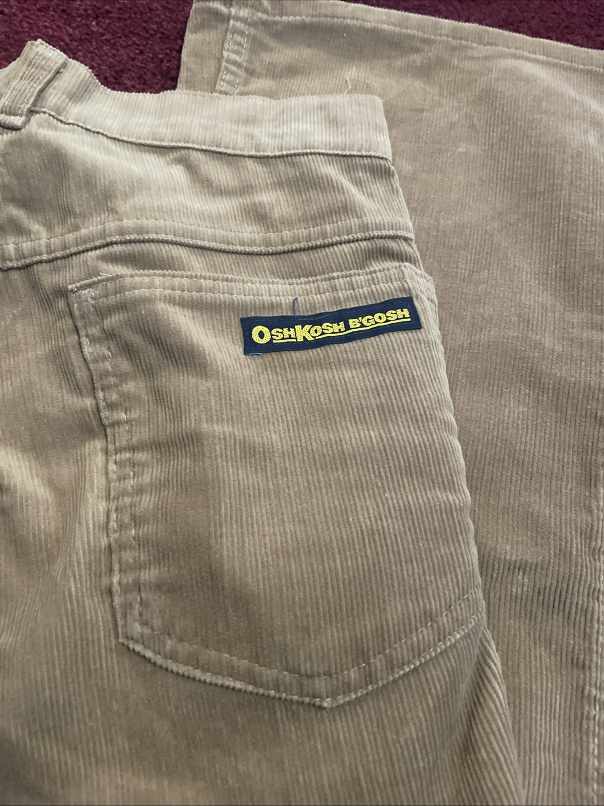 Vintage 1970s Oshkosh B’Gosh Brown Corduroy Bell Bottoms Women’s 6