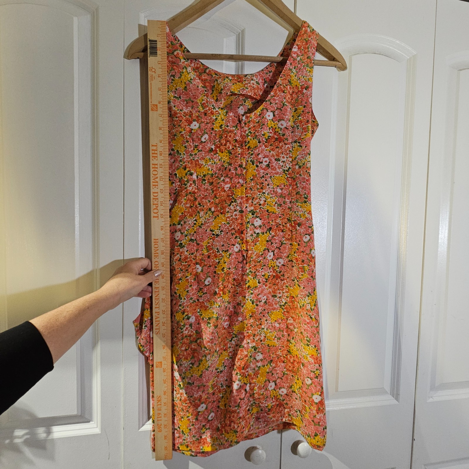 Vintage Guess by Georges Marciano 2 Floral Wrap Mini Dress 80s 90s Cottagecore