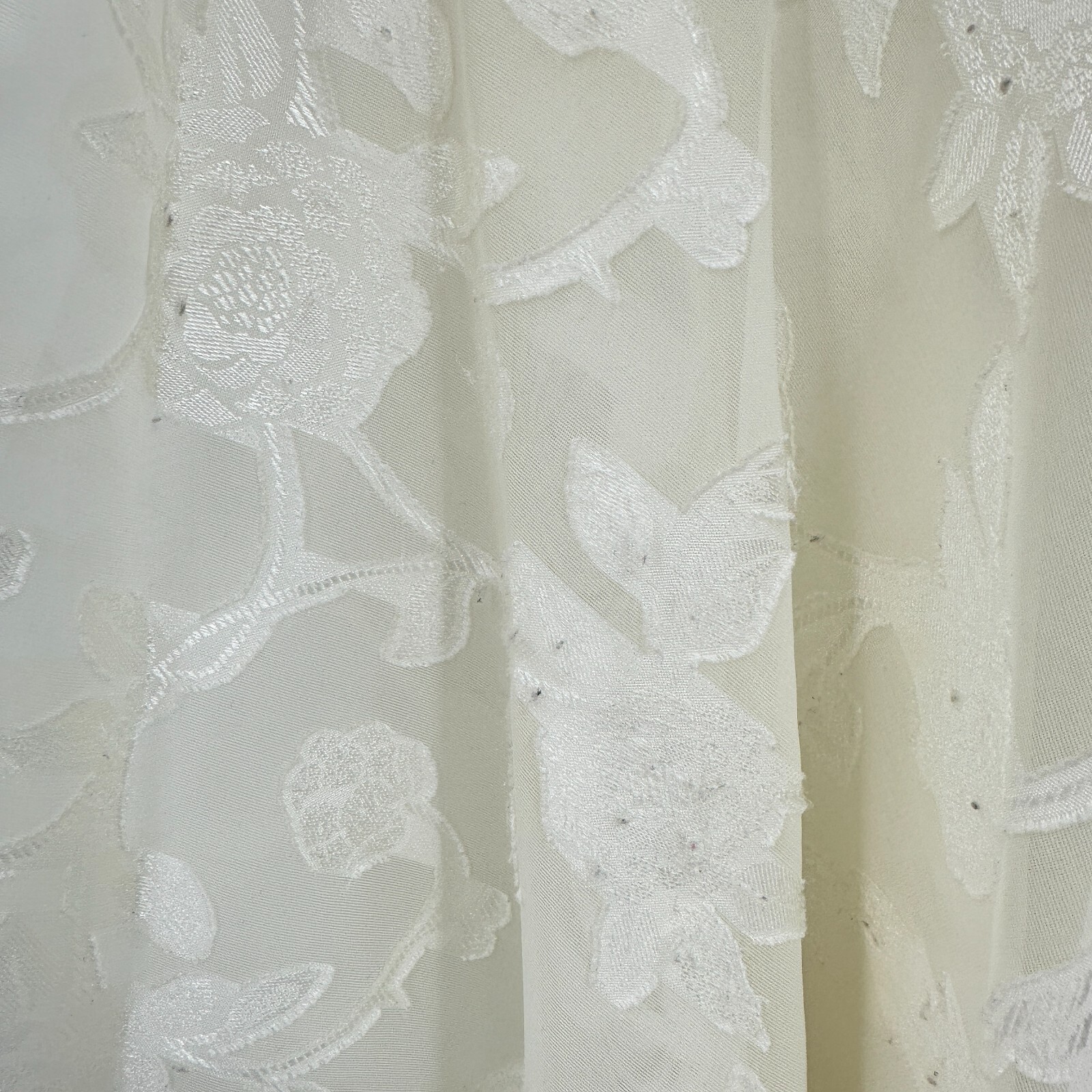 Vtg Seductive Wear Cinema Etoile Chemise Lingerie Womens S Cream Floral Padded