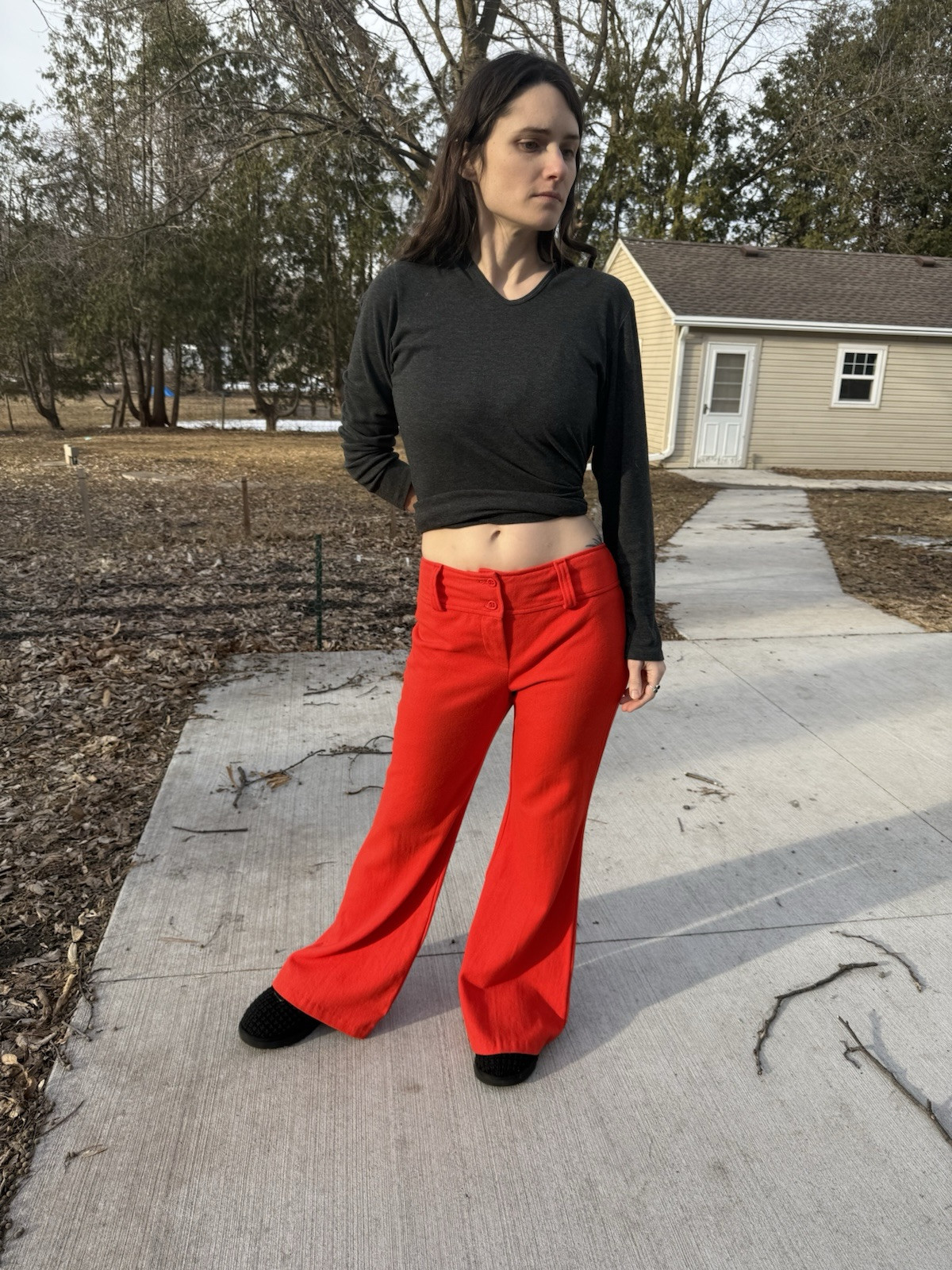 Vintage 70s Bobbie Brooks 5 Piece Wool Plaid Set Bell bottoms