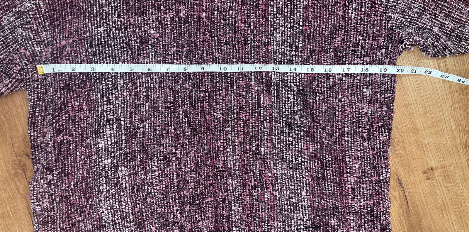 Vintage Laise Adzer Cotton Rayon Purple A-Line Skirt And Sweater Set