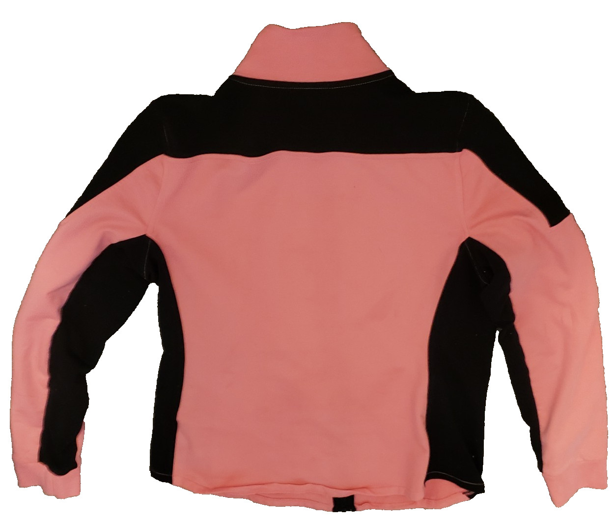 Lauren Ralph Lauren Women’s Pink and Black Zippered Top Athletic Jacket L