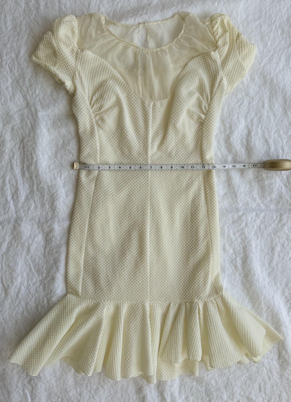 Dress bubble Balloon White Ivory Mini Cocktail 4 Cute Nina Ricci Birthday Girl