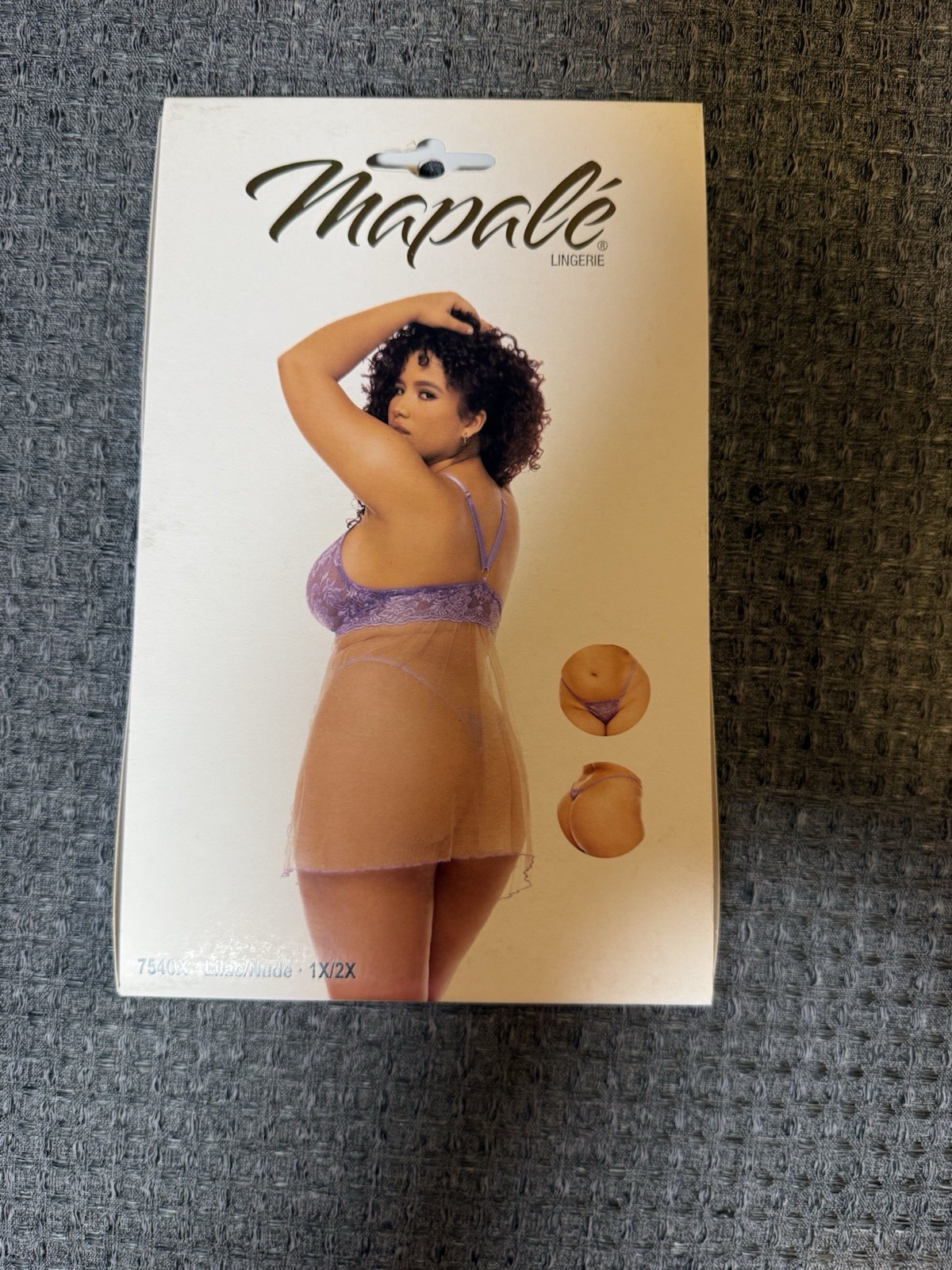 Mapale Plus Size Verona Babydoll Lingerie NIB 1X/2X Free Shipping