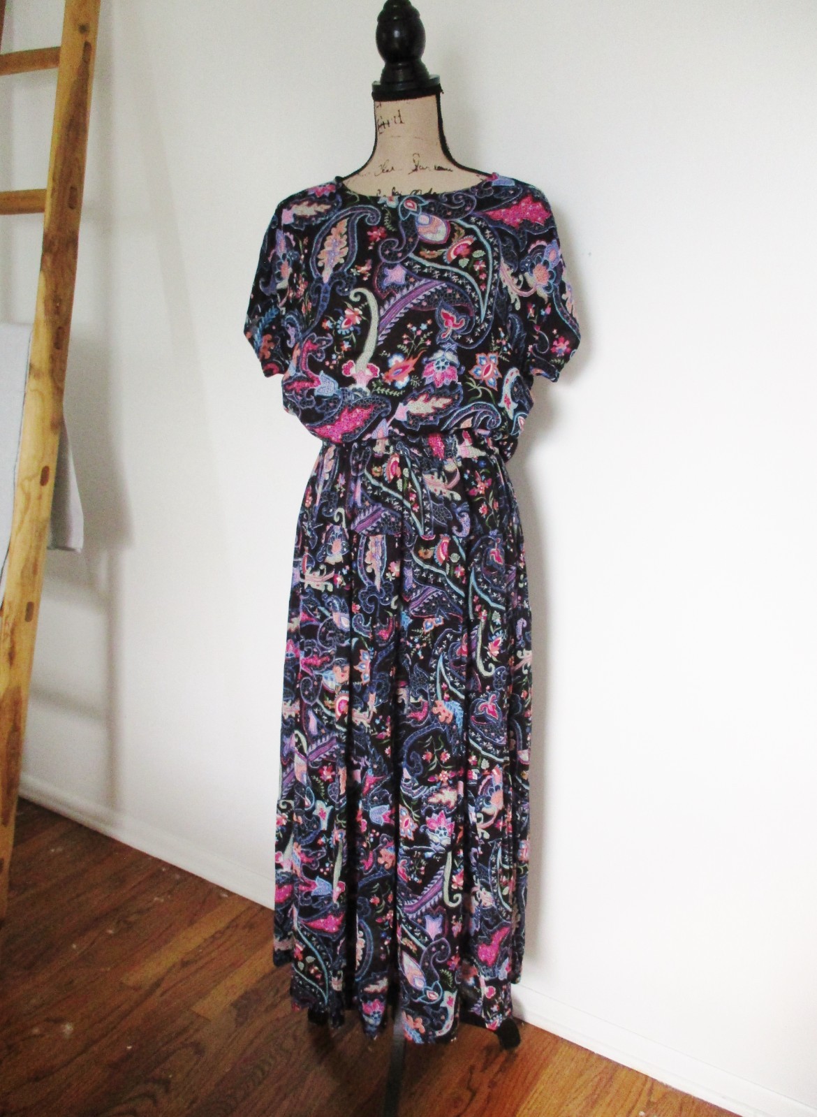 VTG 70’S ADINI India bOHO Two Piece Set Skirt Top S M