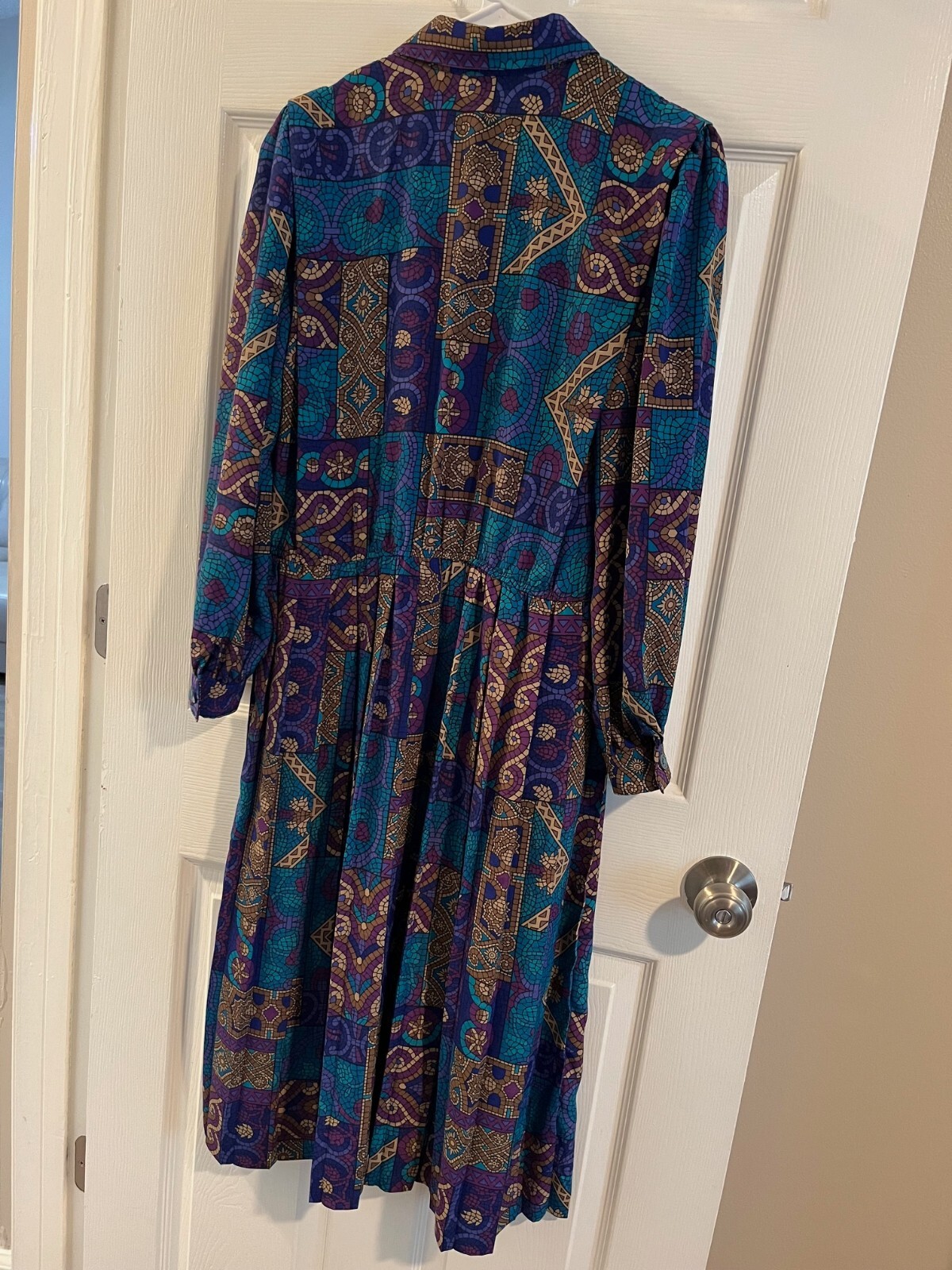Leslie Fay Petite Dress Size 8 Boho Chic Ethnic Print – Timeless Vintage