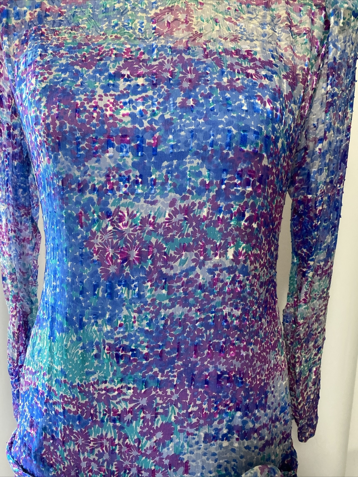 TALLY BOUTIQUE New York Designer Vintage 80’s 2 Layer Slip Dress SZ 8 Retro