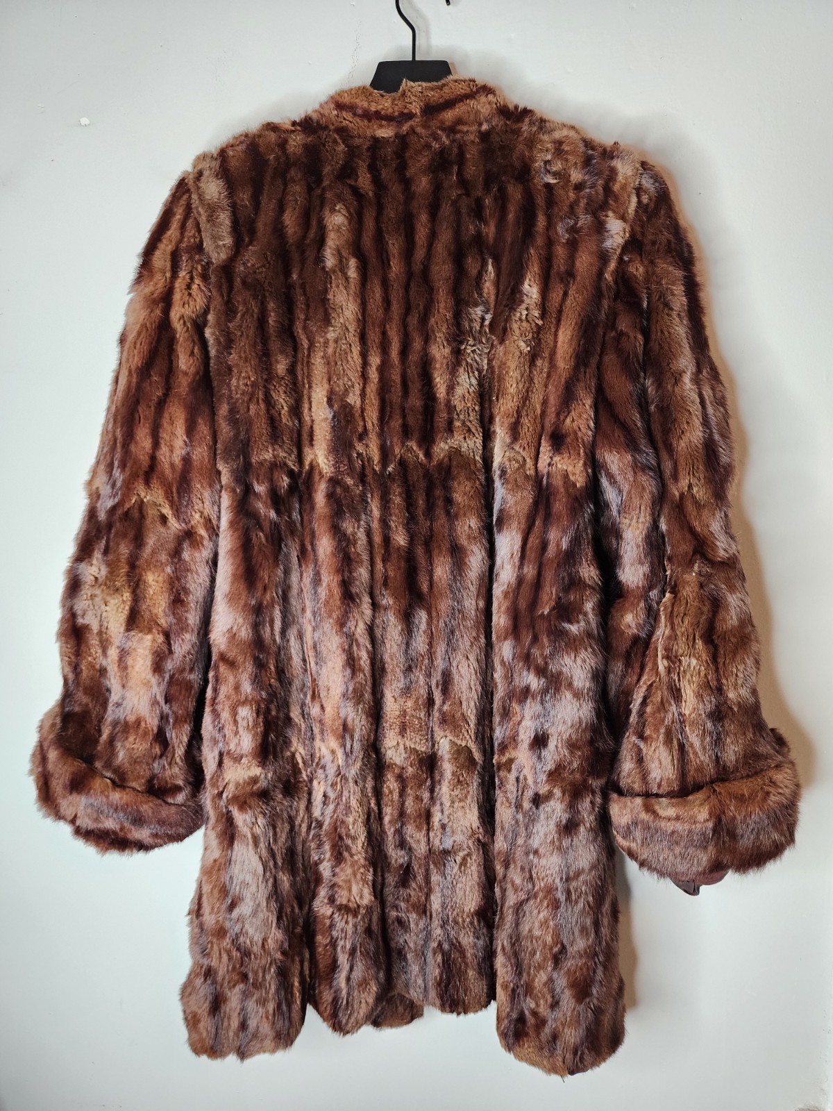 Vintage brown mink fur coat from Miller & Rhoads Richmond VA Size Large
