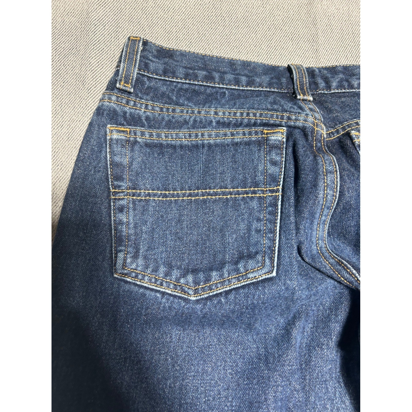 Tommy Jeans Denim Pants Women 5/32 Blue Boot Leg Dark Wash Vintage