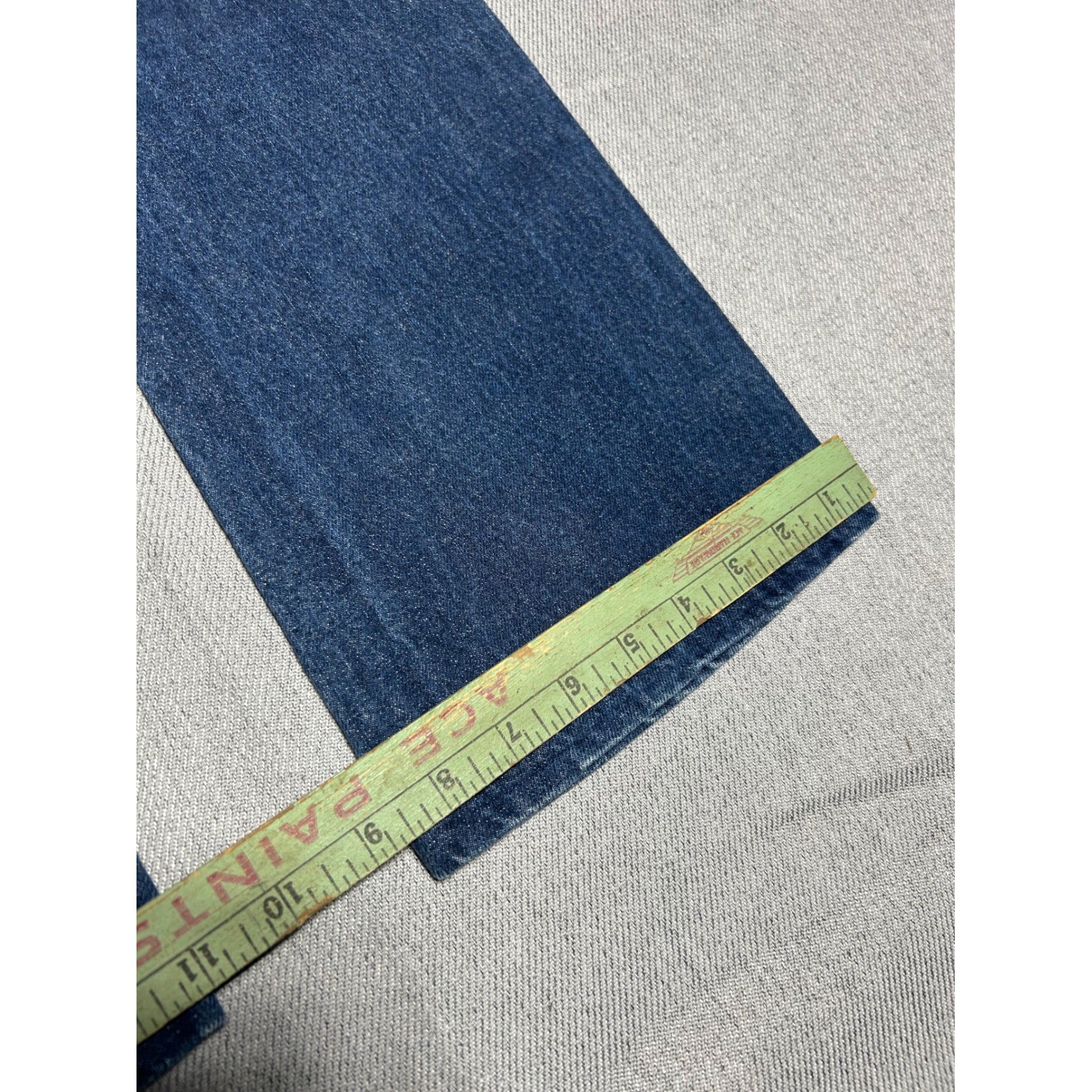 Tommy Jeans Denim Pants Women 5/32 Blue Boot Leg Dark Wash Vintage