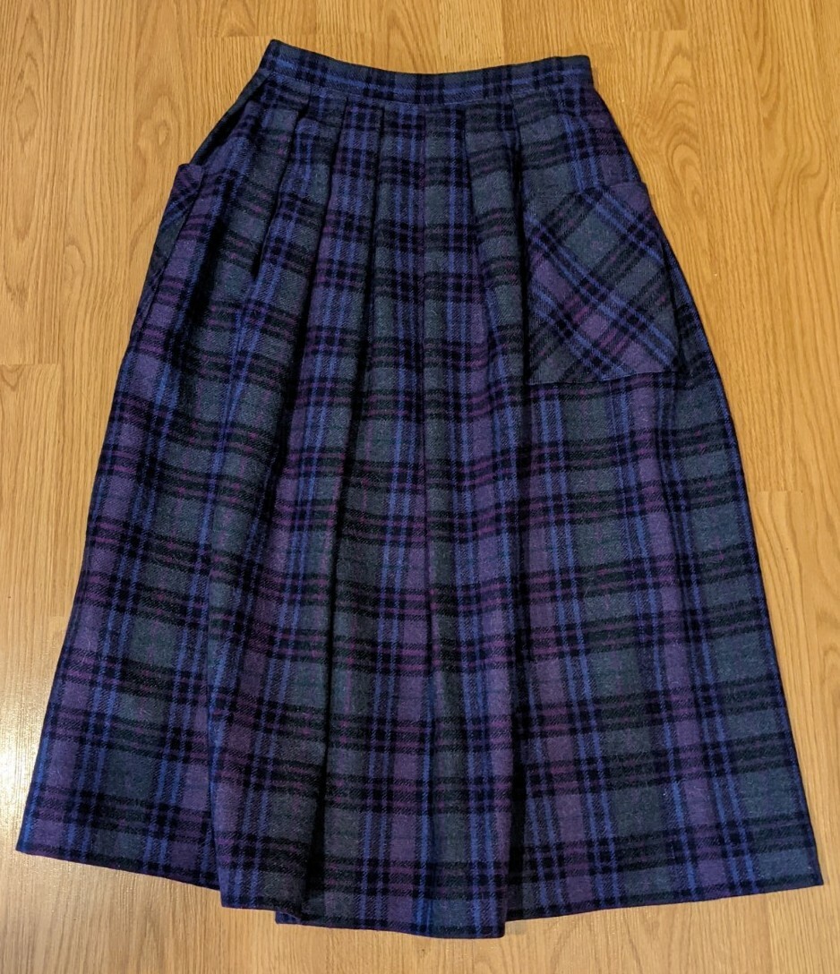 Vintage Jimmy Hourihan Cape & Pleated Skirt Alpaca/Wool