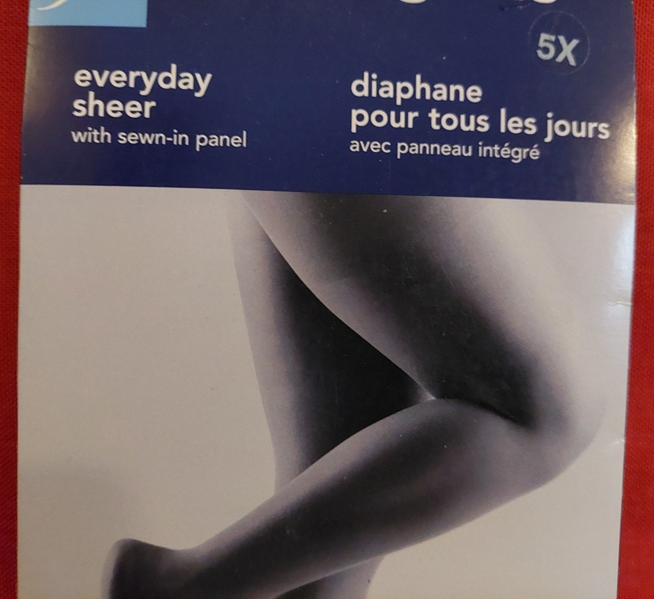 Vintage Pantyhose Penningtons Queen Size 5X Color Black BFRIP2