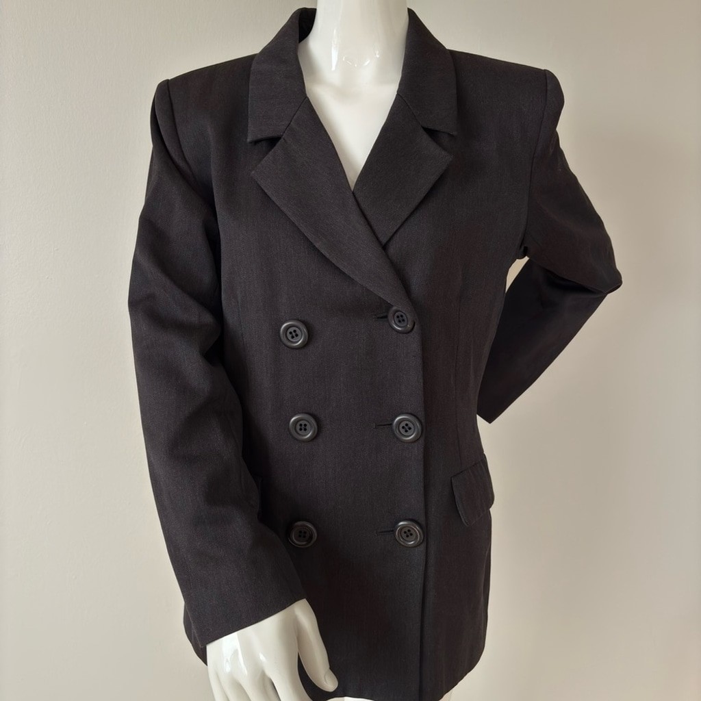 Yves Saint Laurent Vintage Wool Blazer Classic Tailored Designer Luxury Jacket
