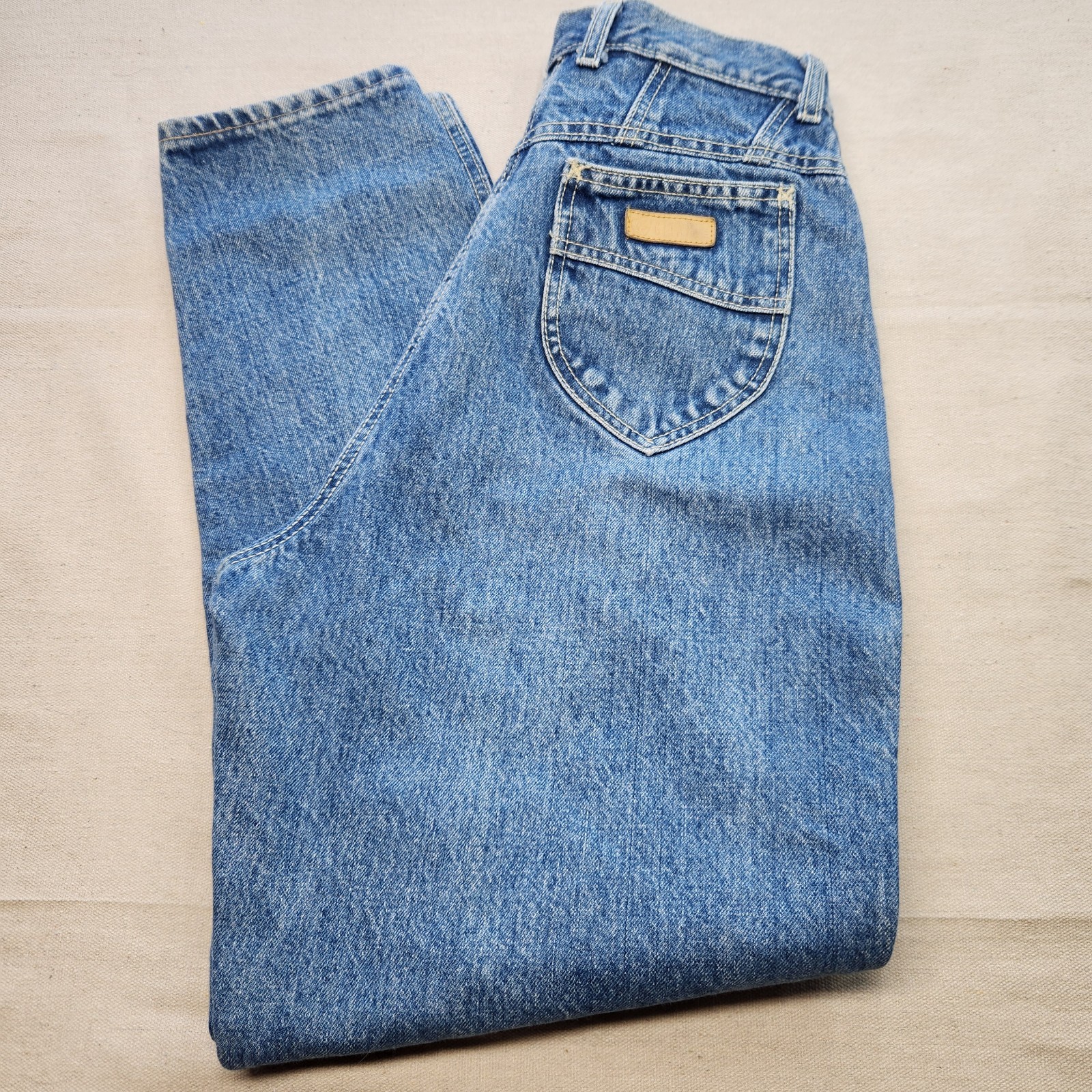 Gitano Vintage Womens Medium Wash Mom Jeans Cotton 14 Regular High Waist
