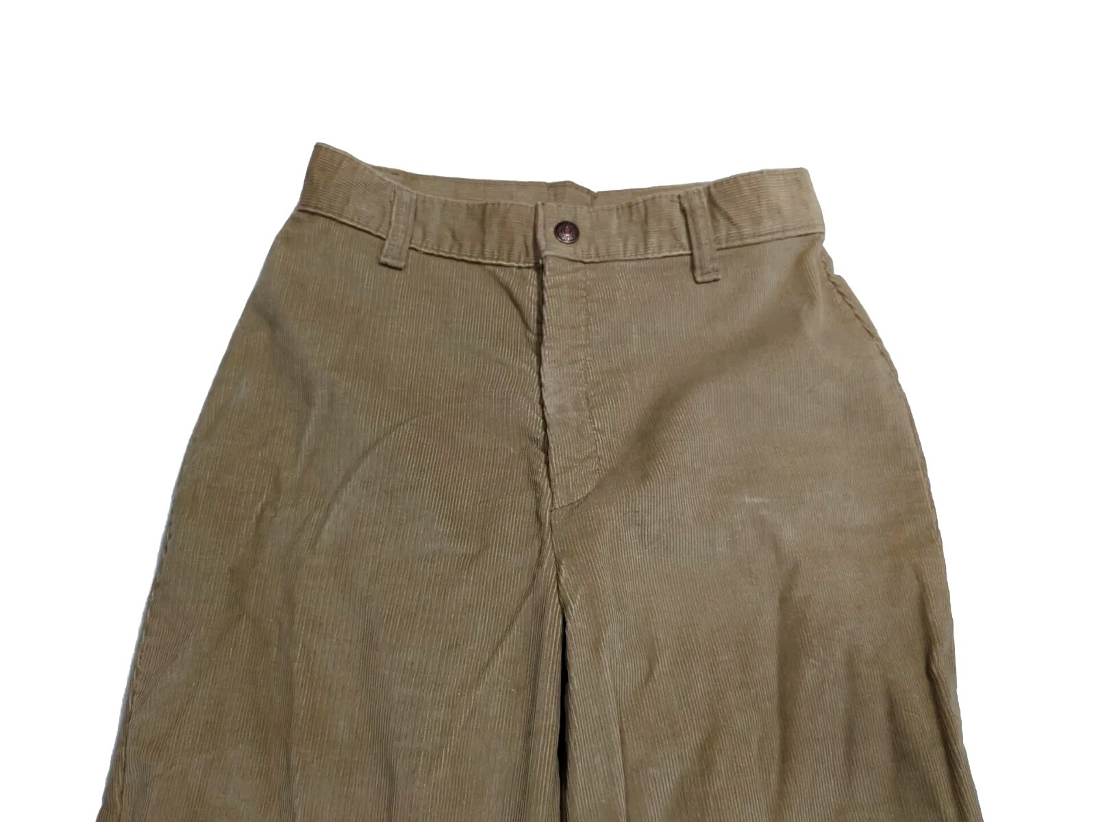 Vintage Levi’s Corduroy Pants Talon Beige 42 Zipper 25×29