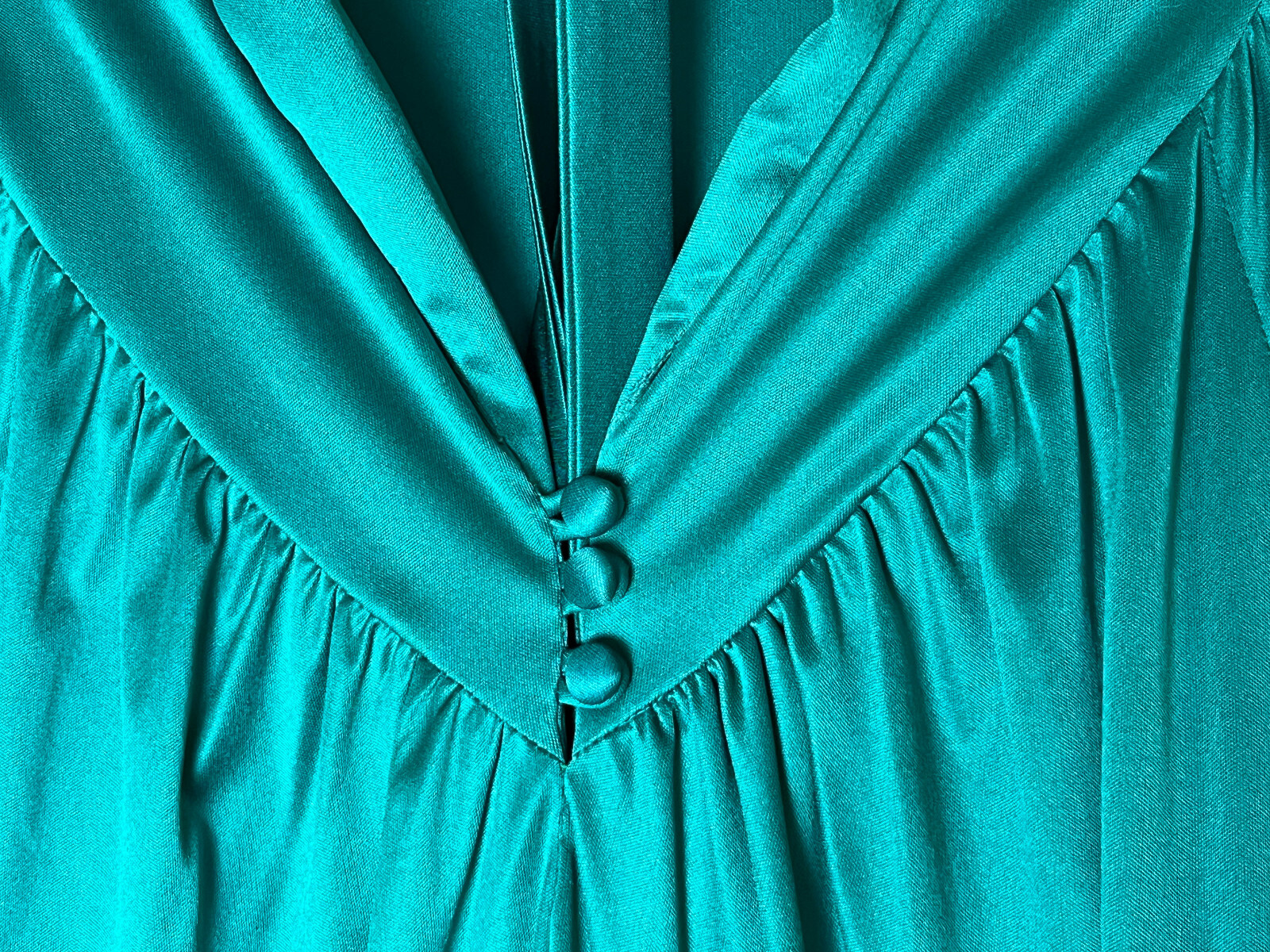 Vintage Paulette Original Chicago Robe House Dress Self Belt Retro 1950’s, 60’s