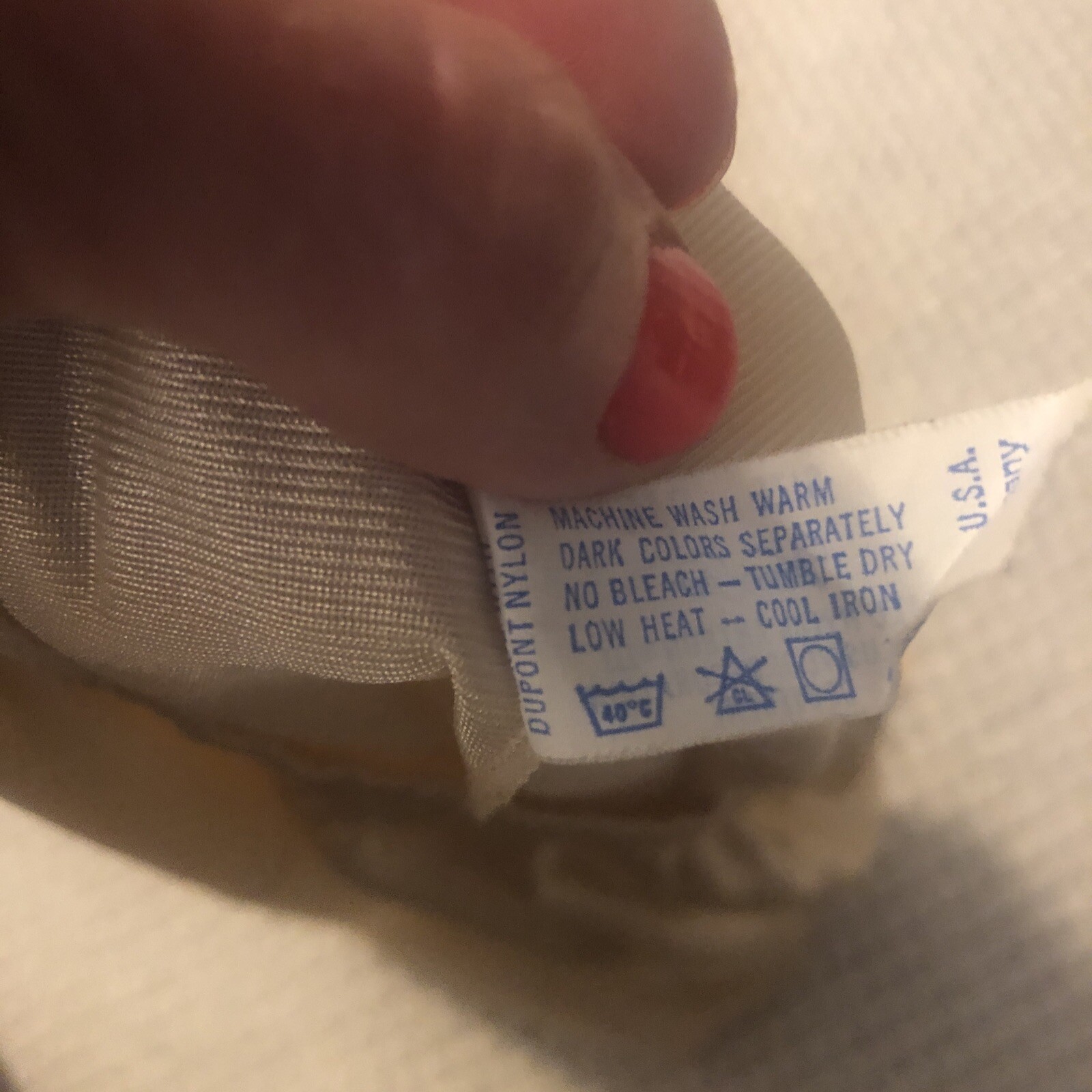 Vintage Vanity Fair Half Slip Small Cream 21” Lace Hem Waist 23” Stretches To 37