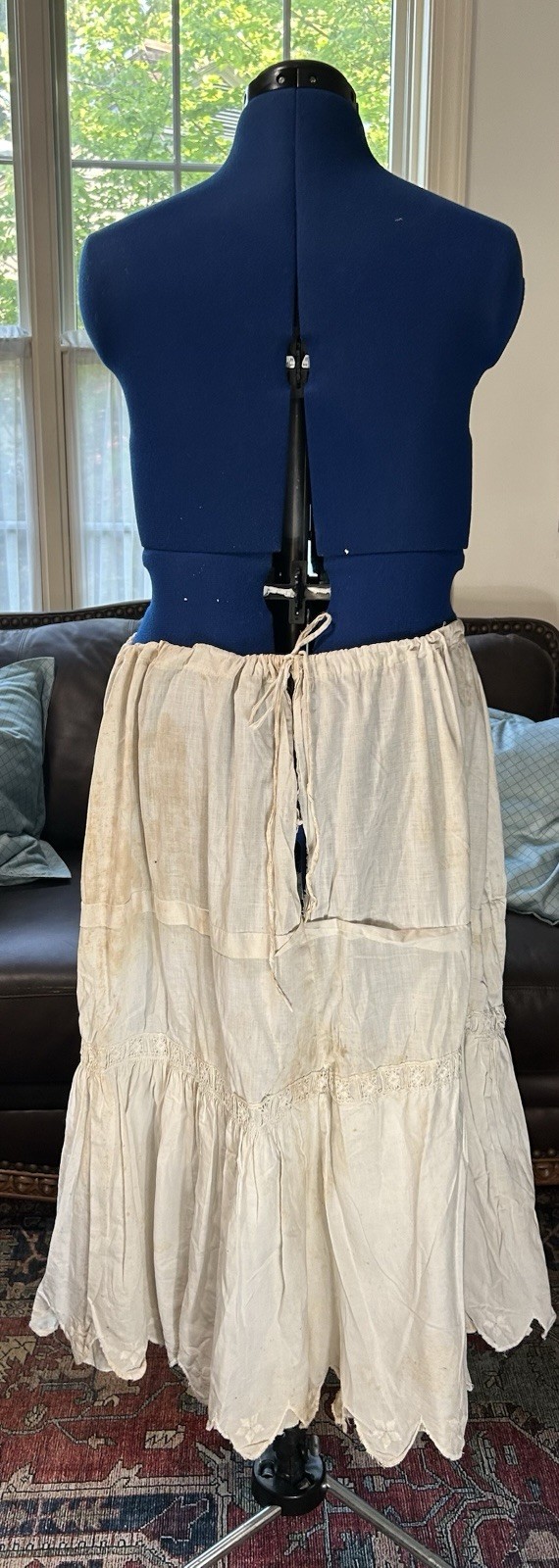 Antique Edwardian Victorian Petticoat