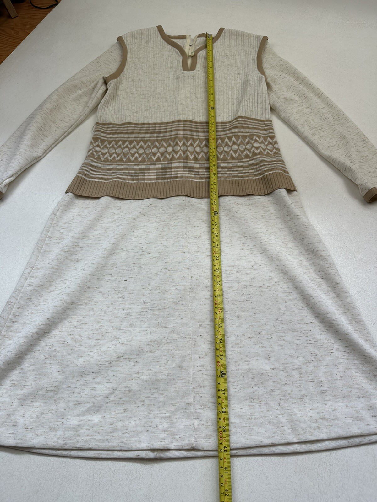 Vintage Forever Young Puritan Women’s Dress Sweater Knit 70s 60s Mod Sz 12