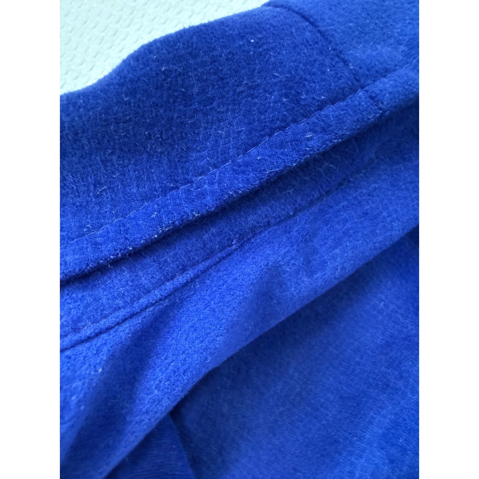 Vintage By Choice A Byer Royal Blue Skirt Suit Women Size 3 80s Power Suit Crop