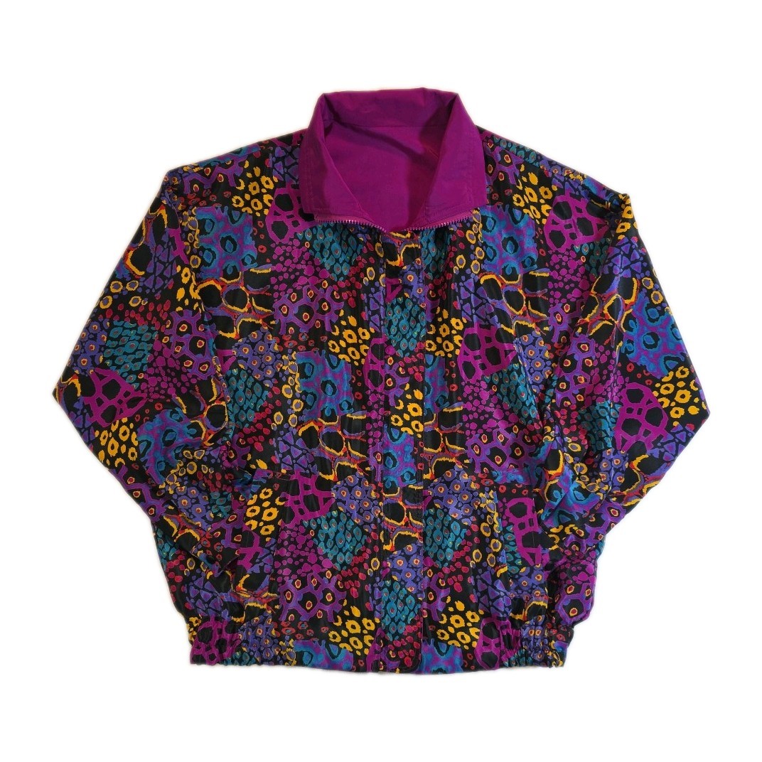 Vintage Bold (REVERSIBLE) Funky Print Bomber Jacket