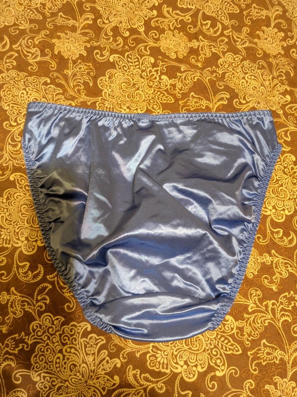 Vintage Delicates Satin Brief Panties Size Large Excellent Condition