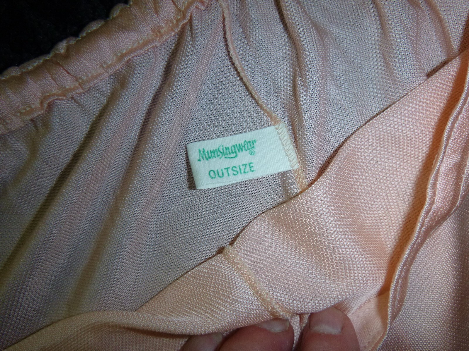 NOS Vtg 40s 50s Munsingwear Peach Colored Tap Panties 10% Rayon XL/XXL USA
