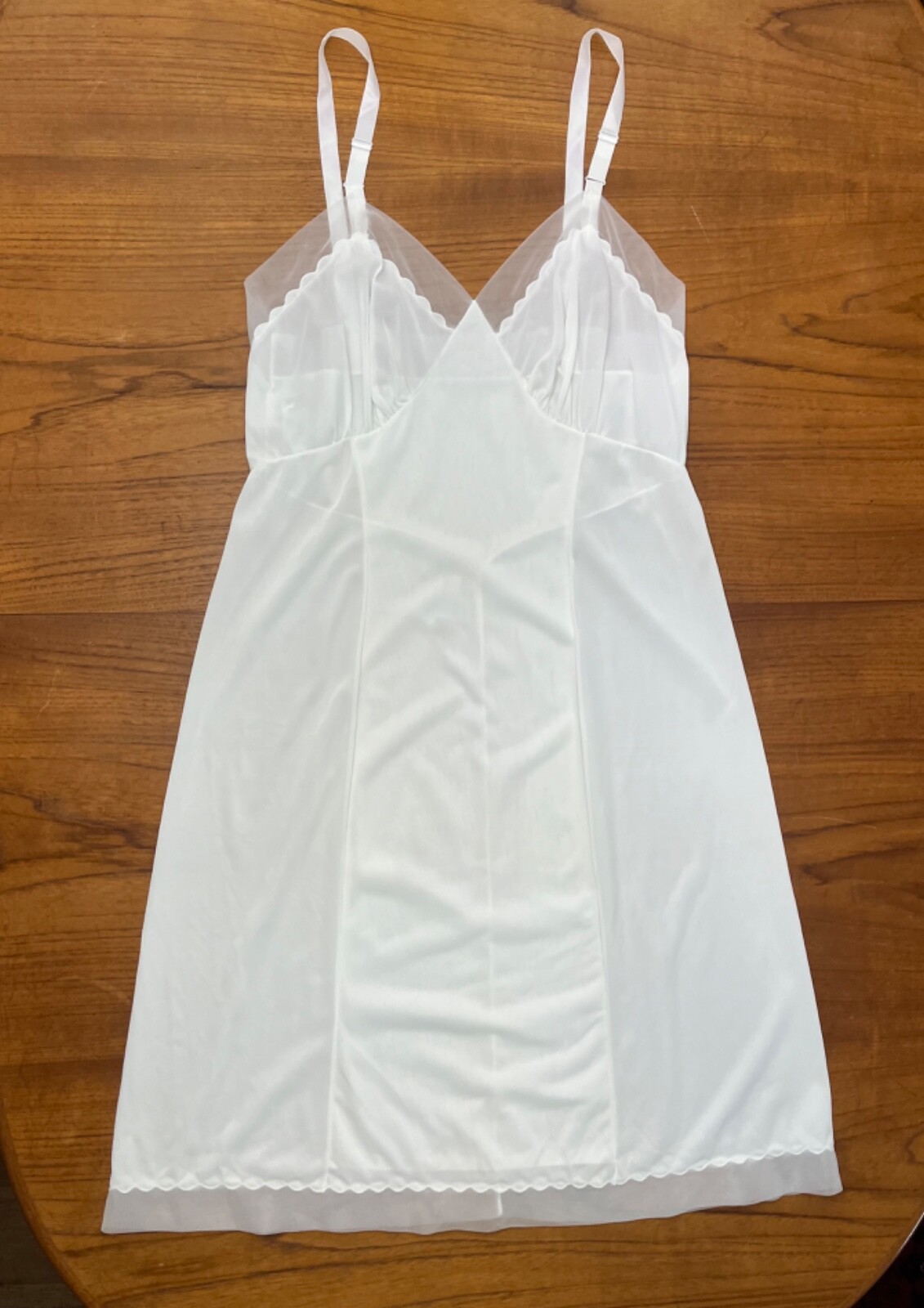 Vintage White Lingerie Femina Nylonv 70’s 80’s