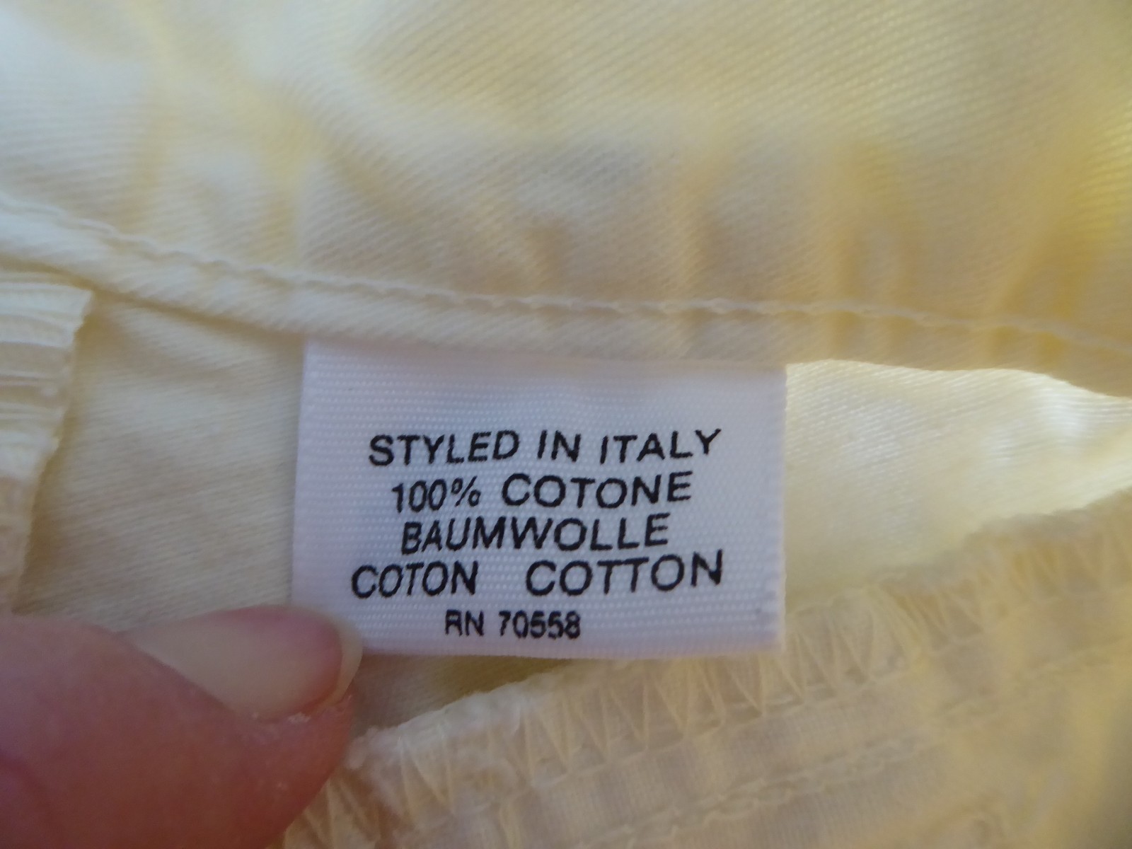 Vintage United Colors of Benetton Women Cotton Straight Leg Jeans, Size 42 W28″