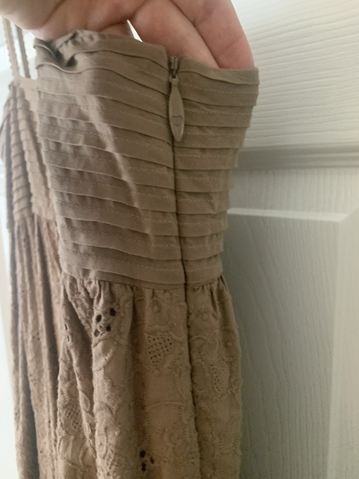 Vintage Early 2000s Juicy Couture Brown Lace Dress Size 10