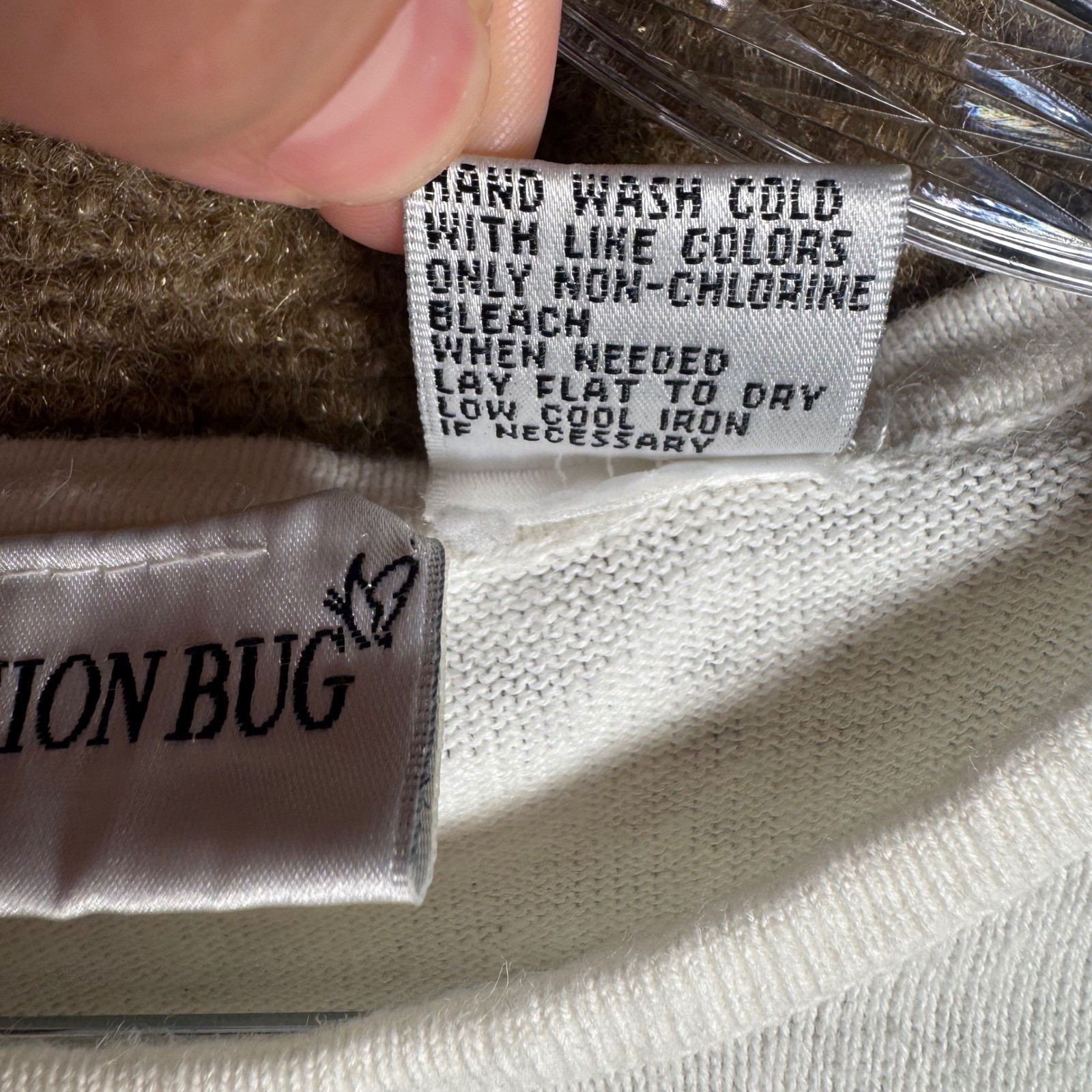 VTG Fashion Bug Tank Top Womens Medium M Cottagecore Cotton Heavy Cotton 90s