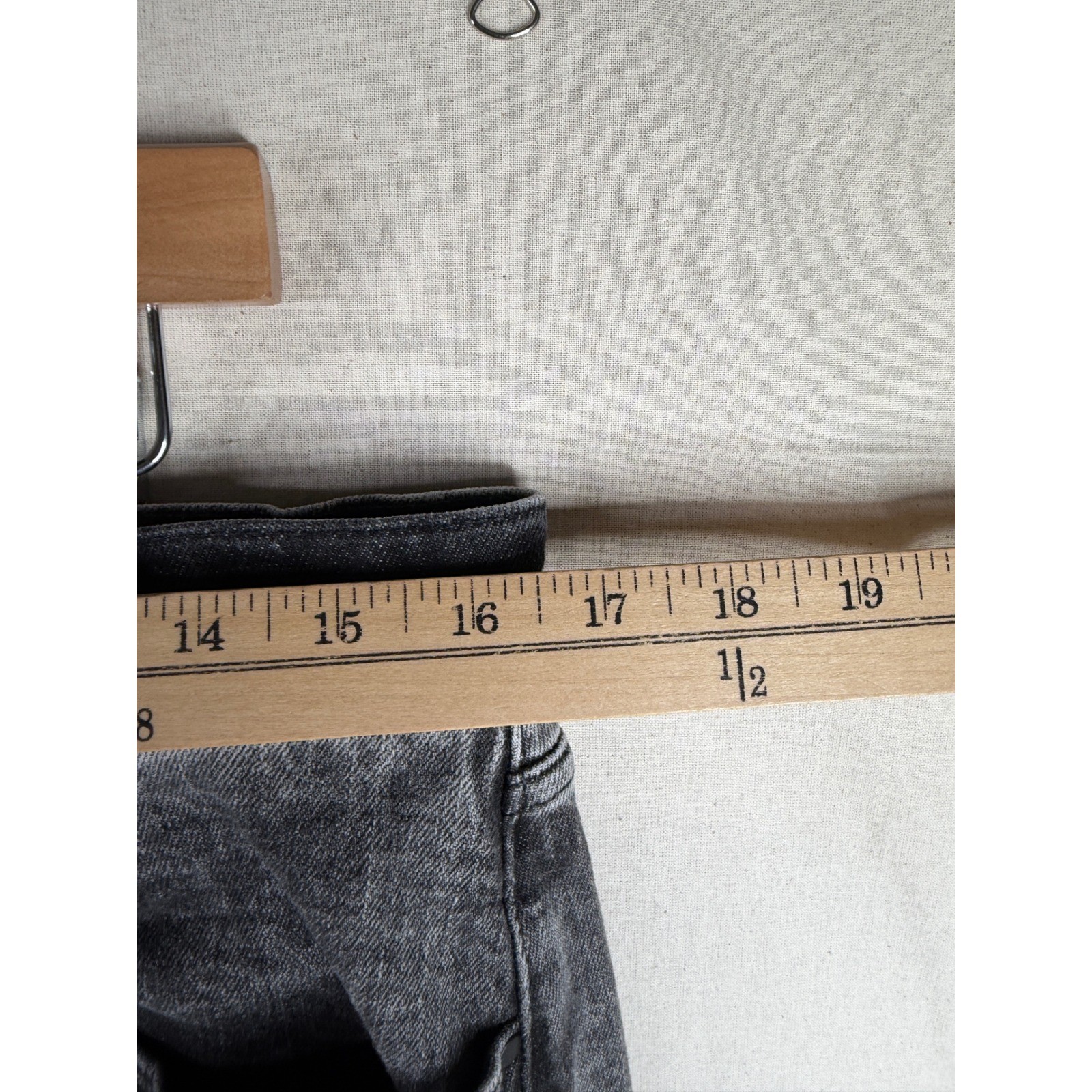 ANA Highest Rise Vintage Straight Jeans size 12 Black