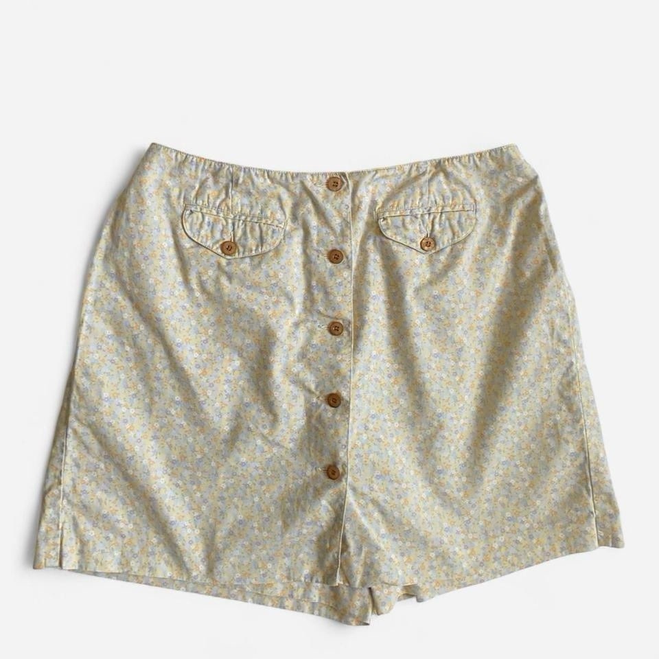 Vintage 90s Pastel Floral Skort