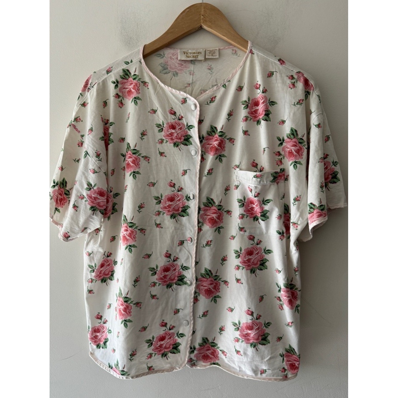 Victoria’s Secret Vintage 90s Gold Label Night Gown Shirt Floral